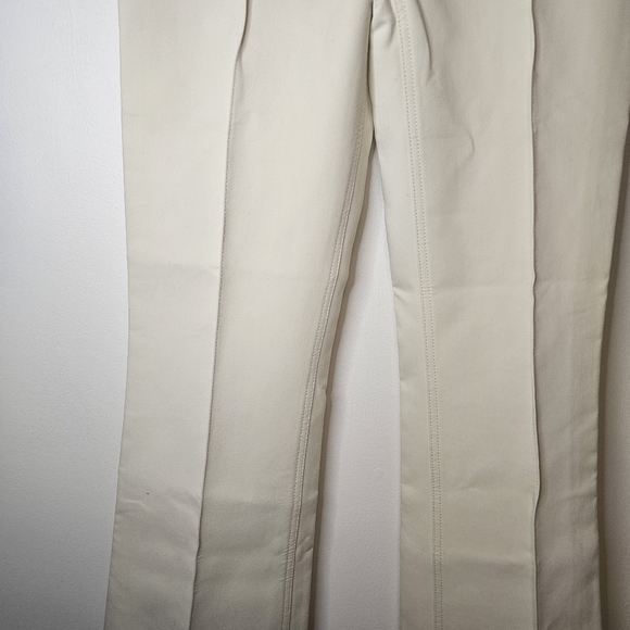 NWT Massimo Dutti Cream Pin Tuck Pants Size 4 - Picture 5 of 12